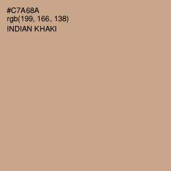 #C7A68A - Indian Khaki Color Image